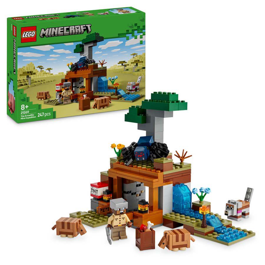 lego minecraft la expedicion a la mina del armadillo 21269