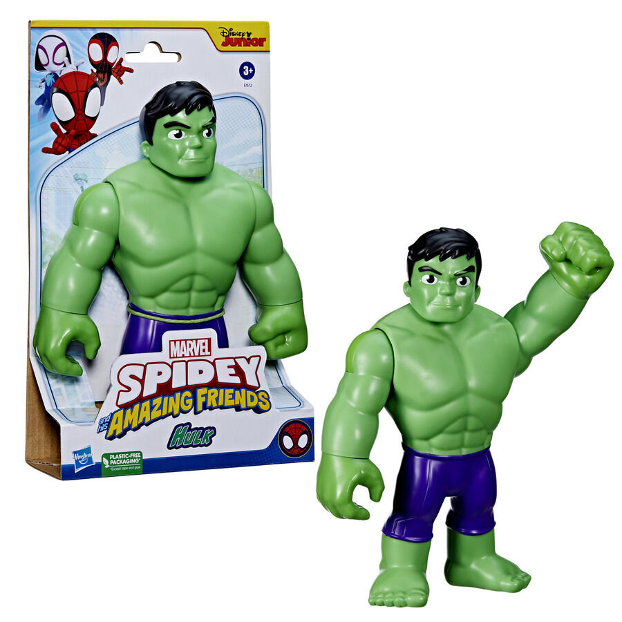 figura spidey amazing friends hulk