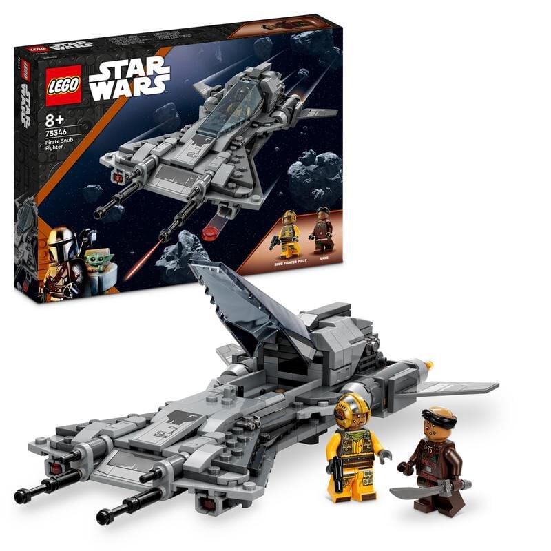 lego star wars caza snub pirata mandalorian 75346
