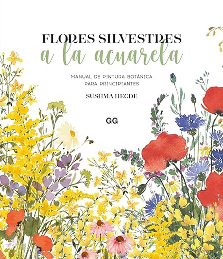 flores silvestres a la acuarela