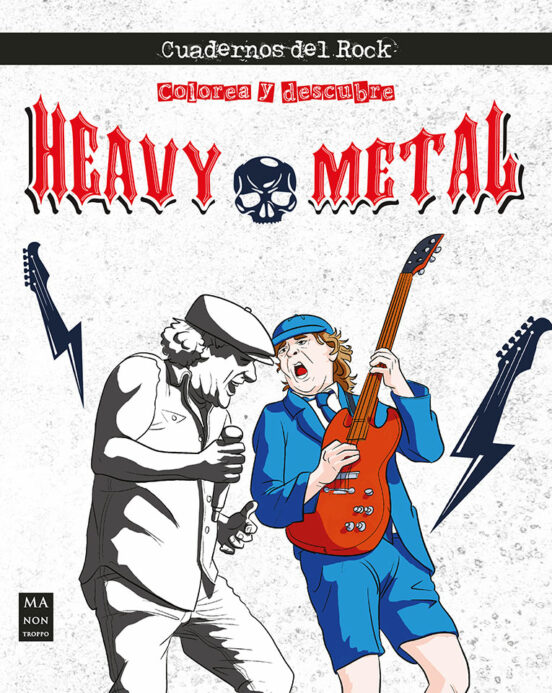 colorea y descubre heavy metal