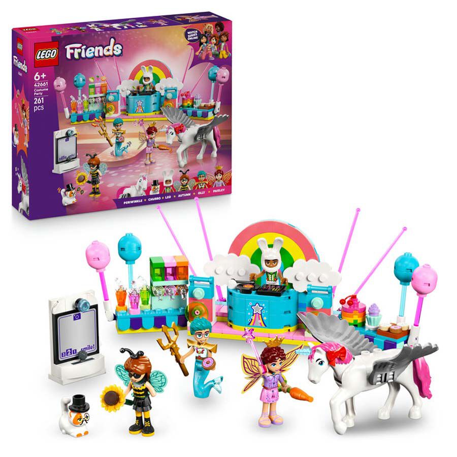 LEGO® Friends Fiesta de Disfraces con Unicornio y Hada 42661