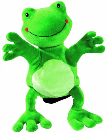 Títere de guante rana