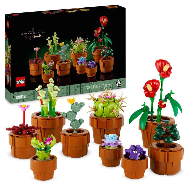 lego icons plantas diminutas 10329