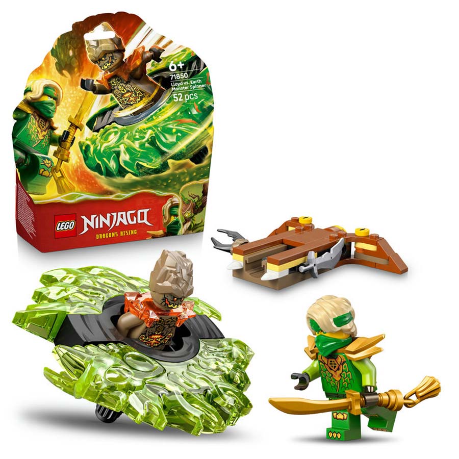 lego ninjago lloyd vs spinner del monstruo de tierra 71850