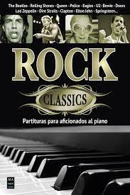 rock classics partituras para aficionados al piano