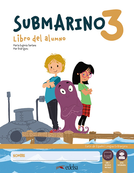 submarino 3 pack libro del alumno  cuaderno de actividades