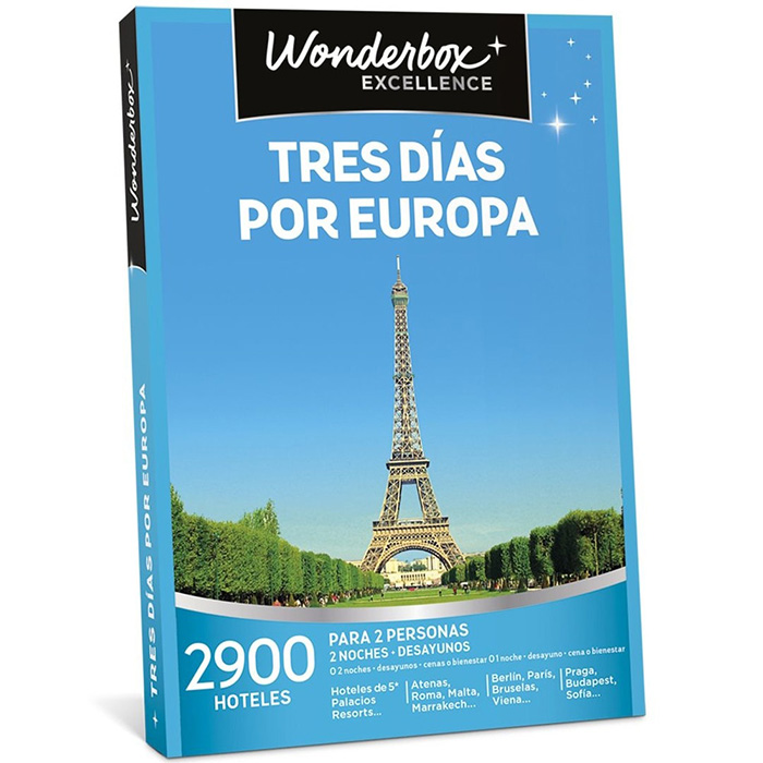 WONDERBOX - Happy Caja Regalo - Feliz ESCAPADA - 1 Noche a Elegir