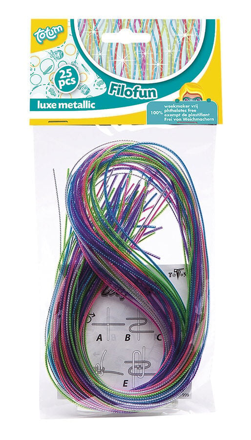Totum Filofun Luxe Metallic, 25 hilos de 80cm