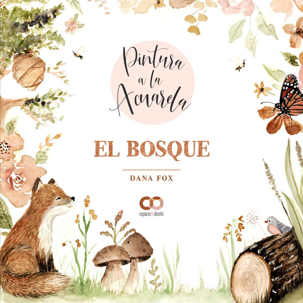 pintura a la acuarela el bosque
