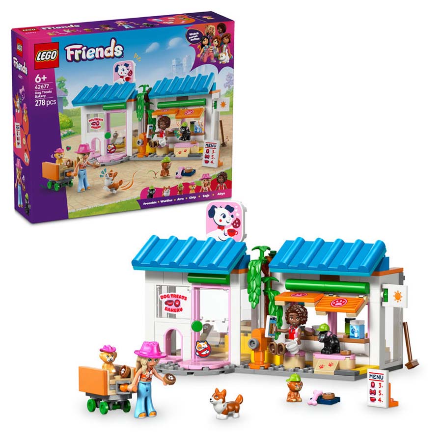 lego lego friends pasteleria de dulces caninos 42677