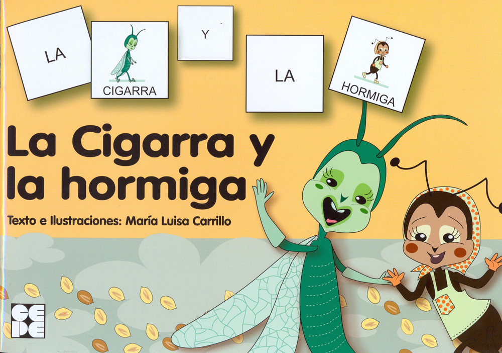 pictogramas la cigarra y la hormiga
