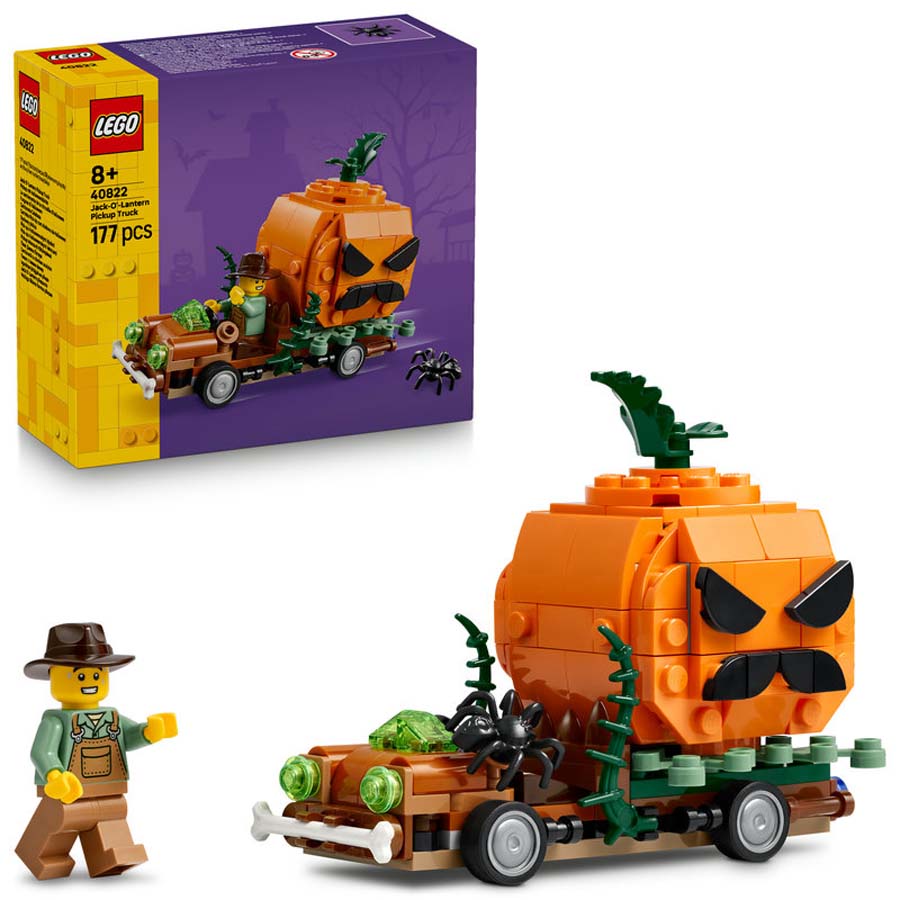 LEGO® en Halloween con la Camioneta Calabaza 40822