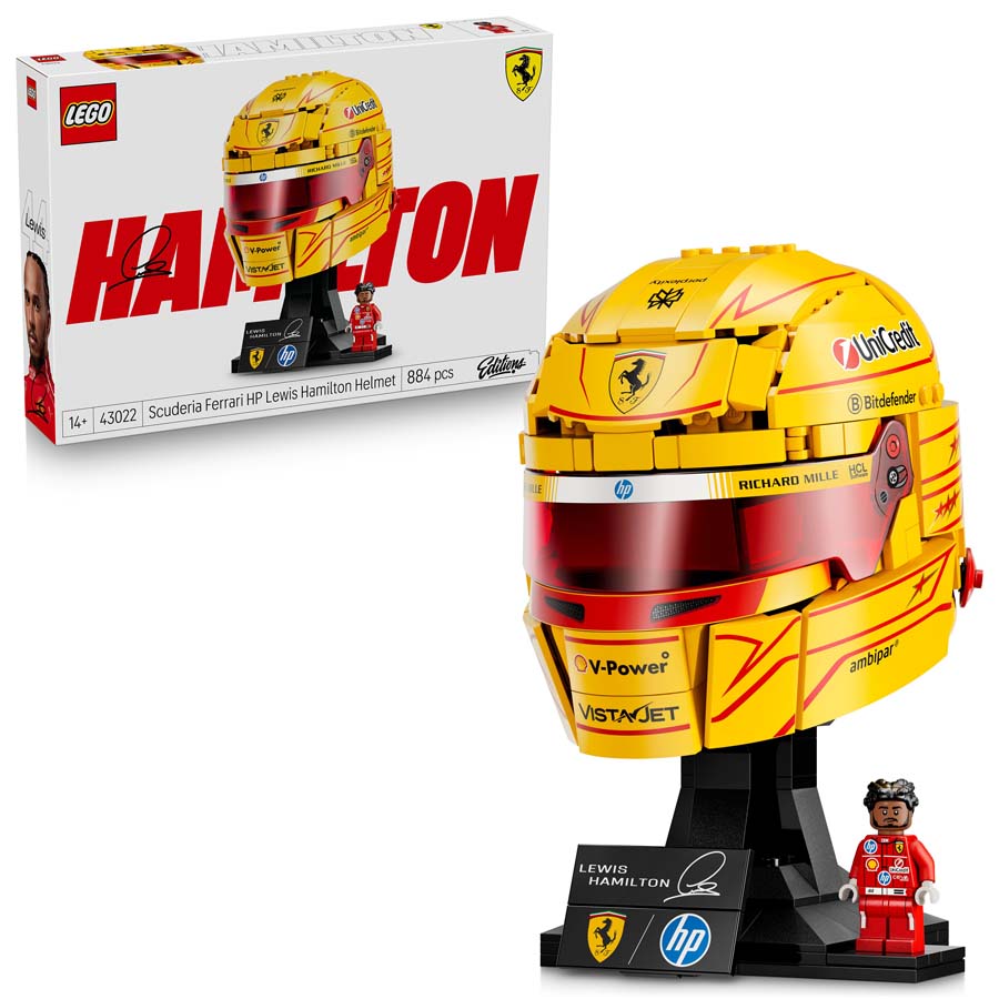 LEGO® Editions Formula 1 Scuderia Ferrari HP Lewis Hamilton Casco 43022