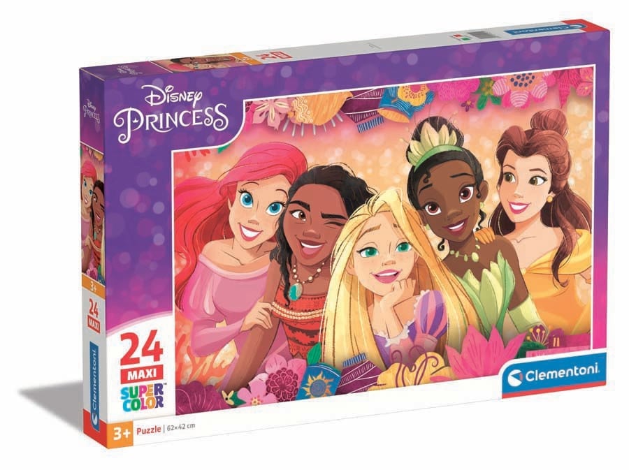 Puzle 24 piezas Maxi Princesas Disney