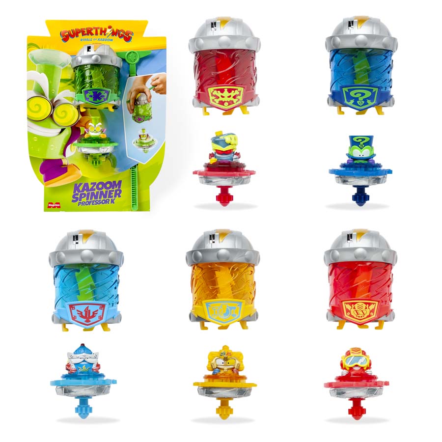 superthings power warriors spinners - surtido
