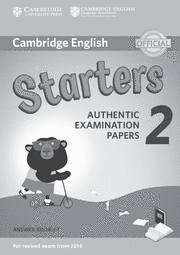cambridge english starters 2 answer booklet exams 2018