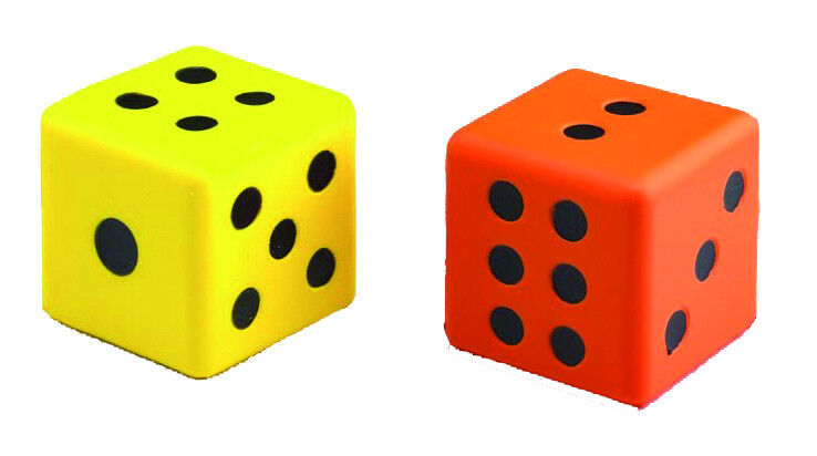 Dados foam 2 unidades
