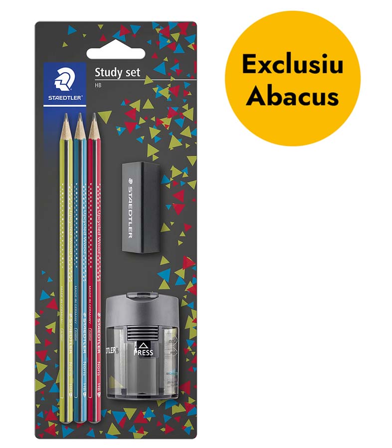 Set Escriptura Staedtler llapis triangulars 5 peces