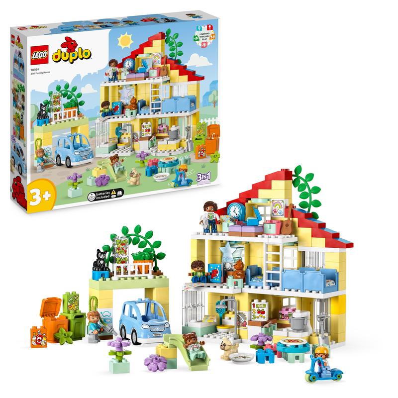 LEGO 10914 DUPLO Classic Deluxe Juego de construcción de caja de ladrillos  con almacenamiento, juguete de aprendizaje de primeros ladrillos para niños