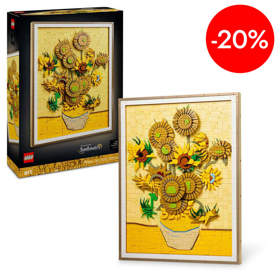 lego art vincent van gogh los girasoles 31215
