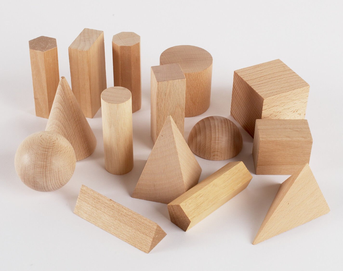 Formas geométricas de madera