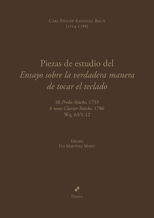 piezas de estudio del ensayo sobre la verdadera manera de tocar el teclado