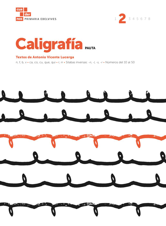cuaderno caligrafia 2 pauta