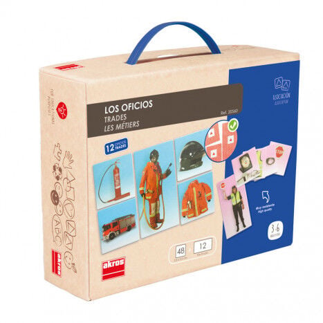 juego de asociacion akros los oficios