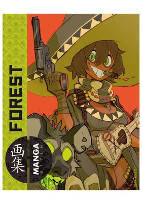 manga style 05 forest