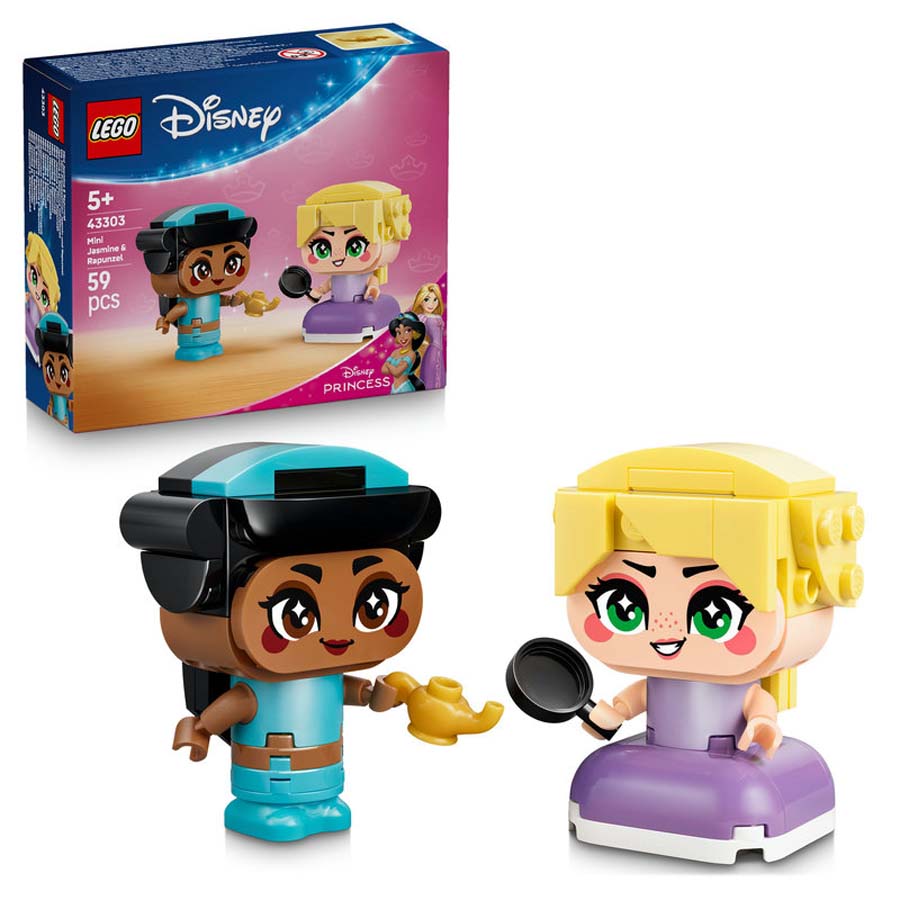 lego disneyr mini jasmine y rapunzel 43303