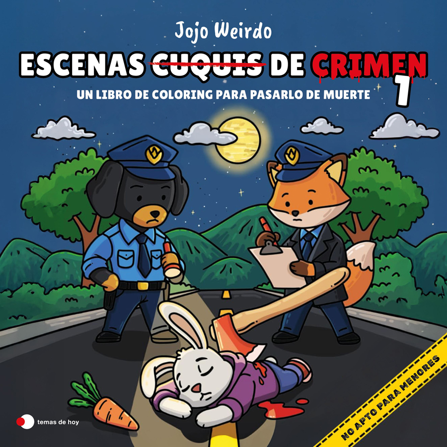 escenas cuquis de crimen 1 un libro de coloring para pasartelo de muerte
