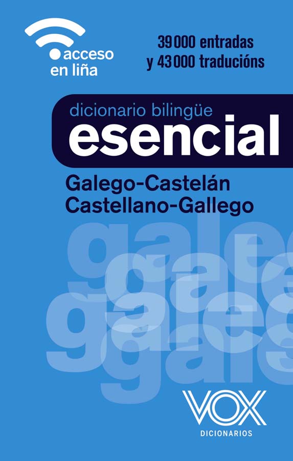 diccionario esencial galego-castelan  castellano-gallego
