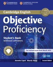 objective proficiency students book without answerswith downloadable software 2nd edition