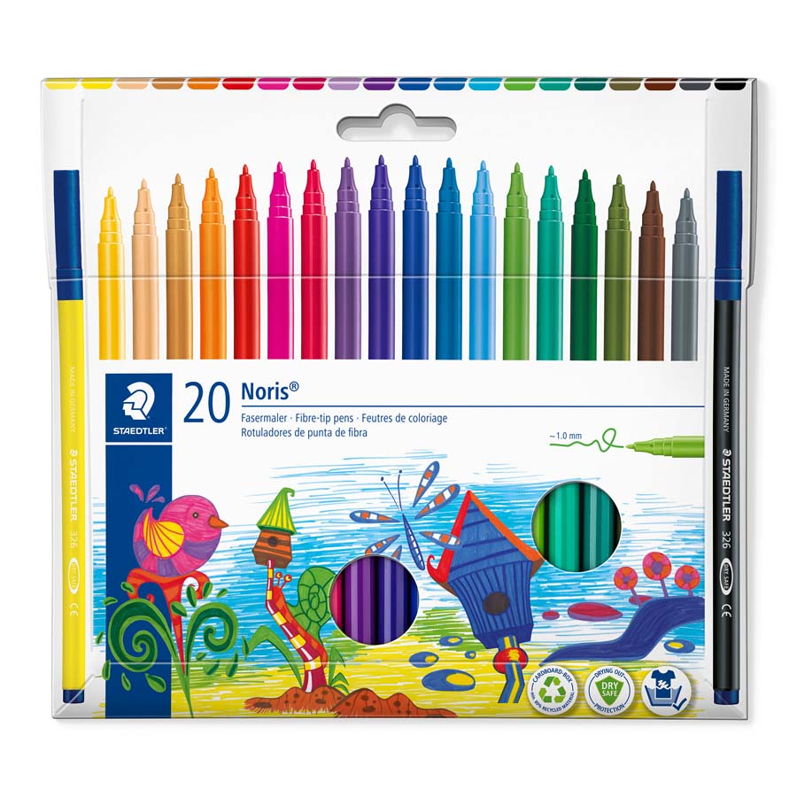 Rotuladores Staedtler 326 10 colores - Abacus Online