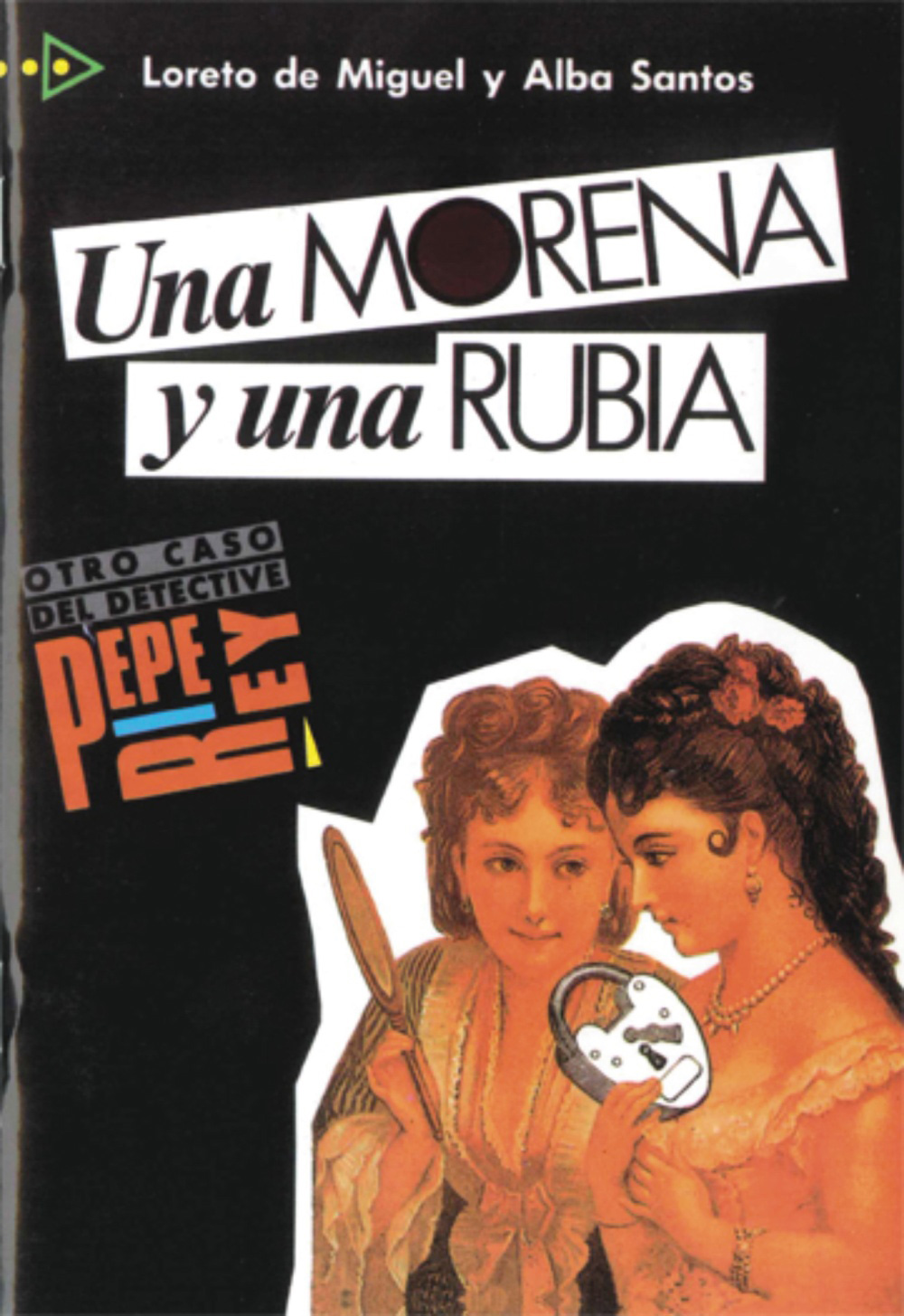 una morena y una rubia