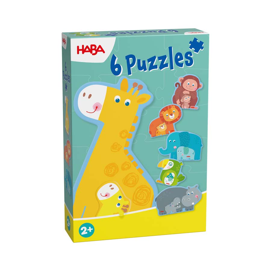 6 Primeros Puzles - Familia de Animales