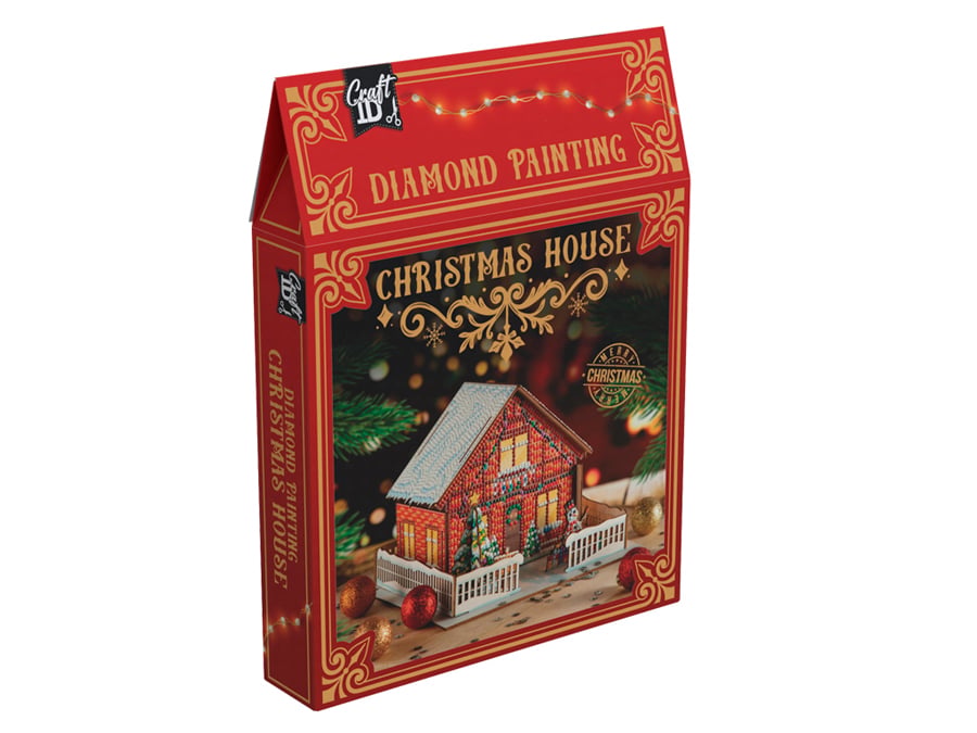 Set para Pintar Casa de Navidad