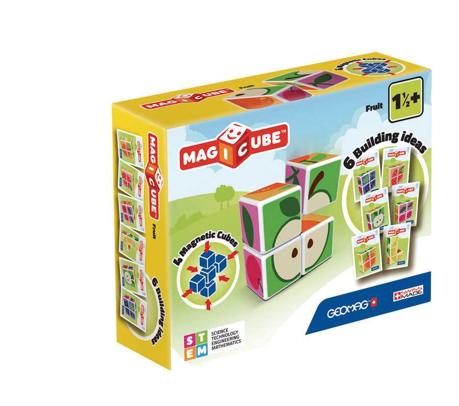 Cubos magnéticos Geomag Magicube Fruto