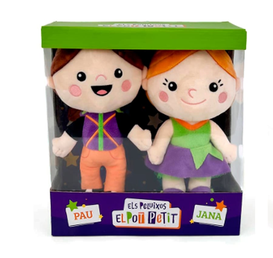 Peluches Pau y Jana El Pot Petit