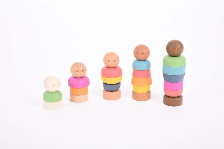 Figuras de madera Rainbow