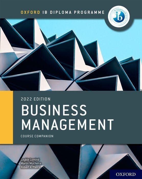 Business Management IB diploma cours