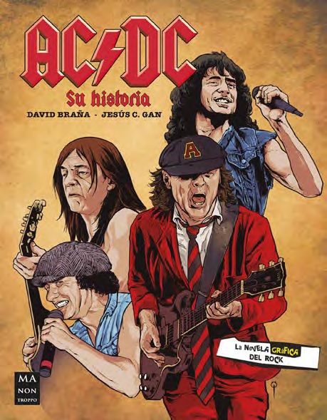 acdc la novela grafica del rock