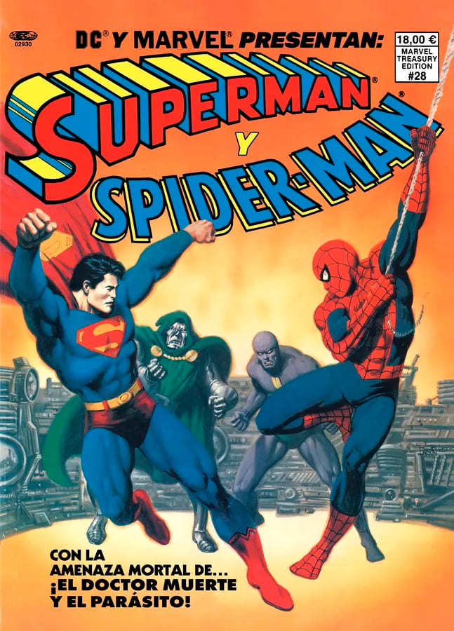 Dc-Marvel Edici&oacute;n Facs&iacute;mil. Superman y Spiderman