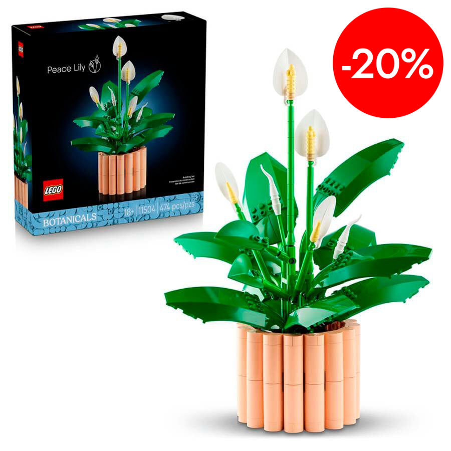 lego botanicals lirio de la paz 11504