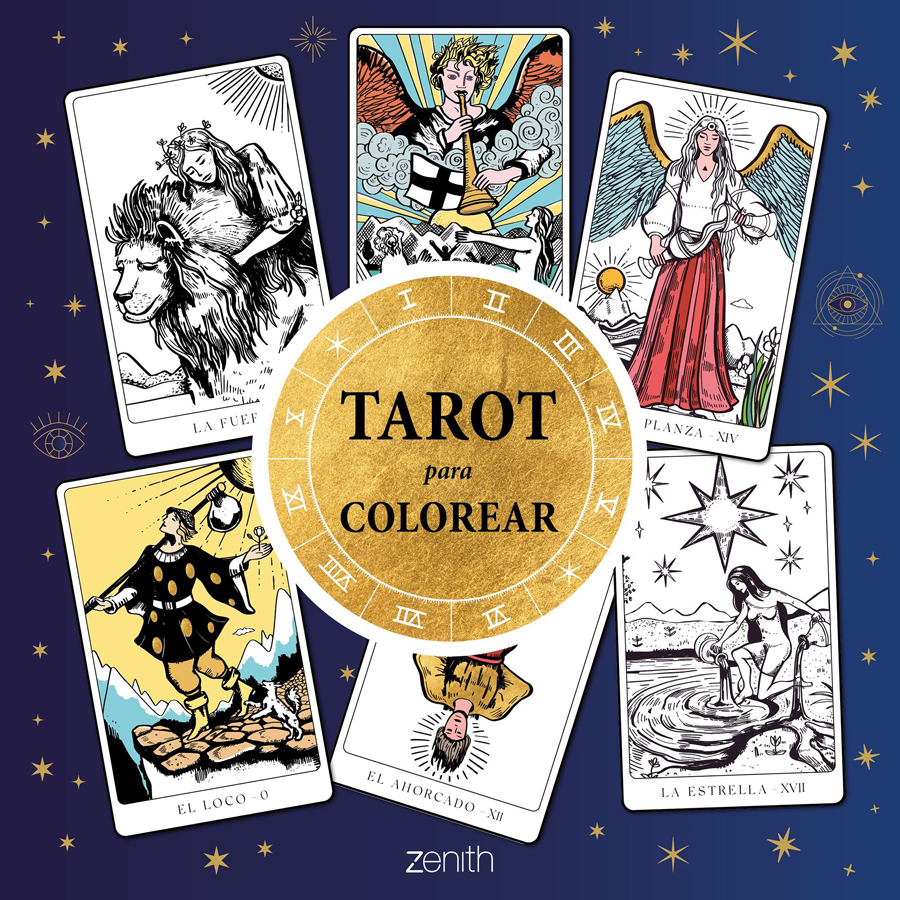 tarot para colorear