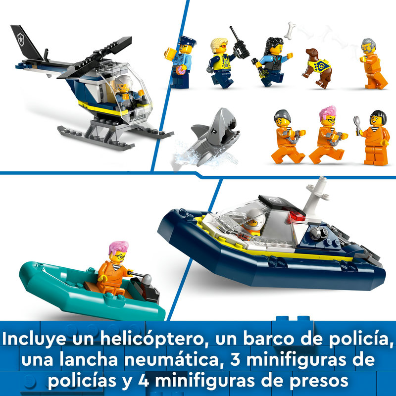 Lego city barco de policia hotsell