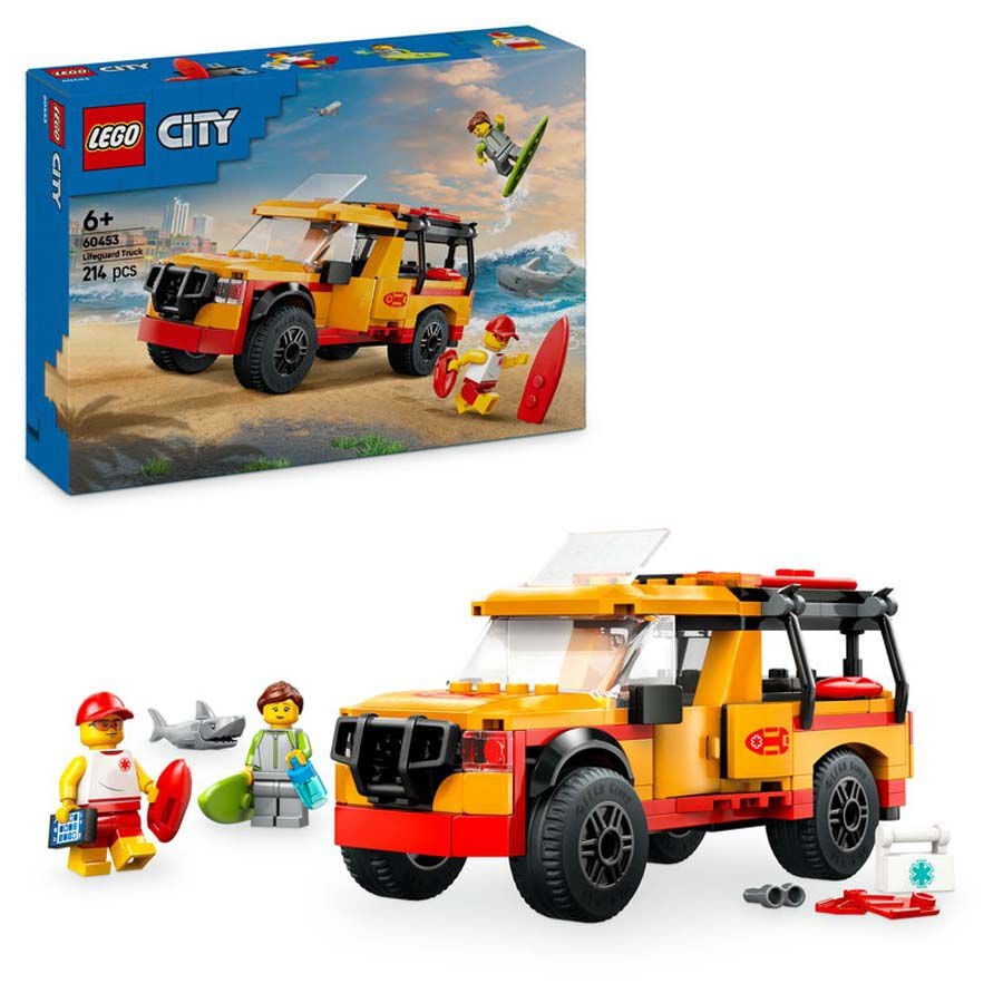 lego lego city furgoneta de rescate del socorrista 60453