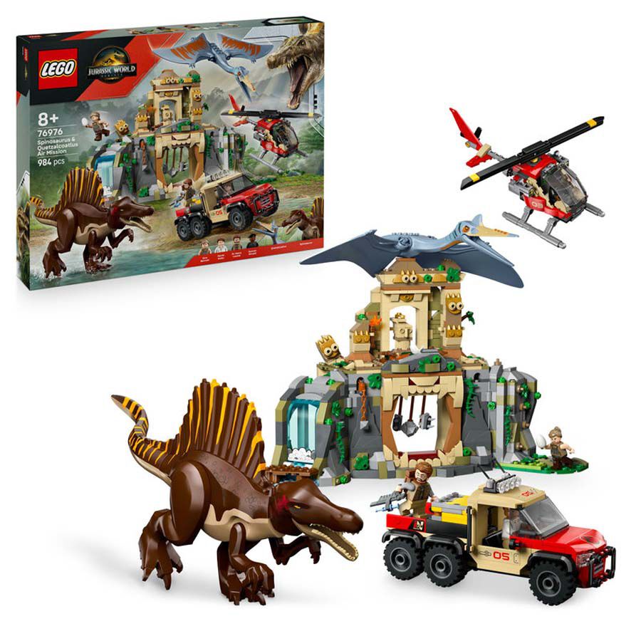 LEGO® Jurassic World Misión Aérea: Spinosaurus y Quetzalcoatlus 76976